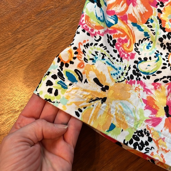 EUC Christopher & Banks flower and paisley skort - Picture 14 of 14